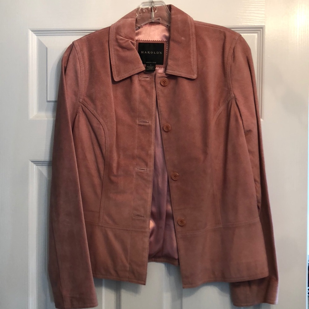 Harold’s Pink 100% Genuine Leather Jacket